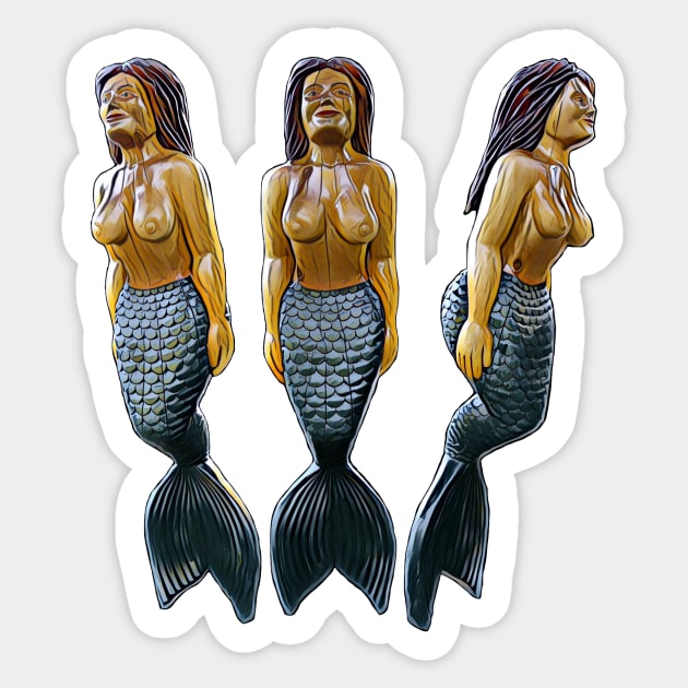 Color Mermaids Sticker by Timber Cove